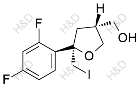 泊沙康唑雜質(zhì)21,((3R,5R)-5-(2,4-difluorophenyl)-5-(iodomethyl)tetrahydrofuran-3-yl)methanol