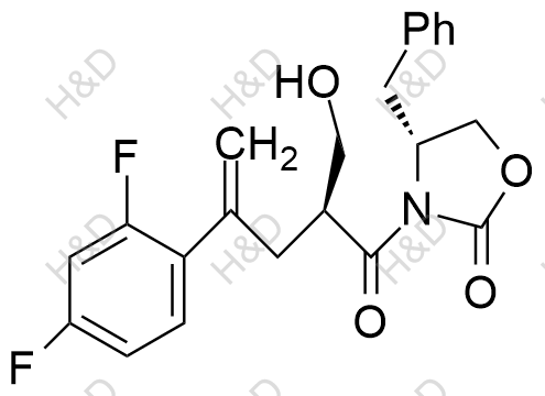 泊沙康唑雜質(zhì)23,(R)-4-benzyl-3-((S)-4-(2,4-difluorophenyl)-2-(hydroxymethyl)pent-4-enoyl)oxazolidin-2-one