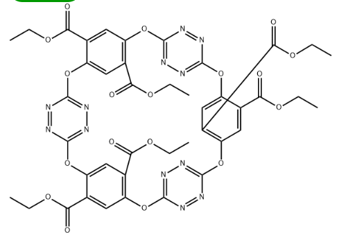 六酯基-O6-冠[3]芳烴[3]四嗪,Hexester-O6-corona[3]arene[3]tetrazine