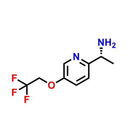 (R)-1-(5-(2,2,2-三氟乙氧基)吡啶-2-基)乙胺,(R)-1-(5-(2,2,2-Trifluoroethoxy)pyridin-2-yl)ethanamine