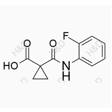 卡博替尼雜質(zhì)28,1-((2-fluorophenyl)carbamoyl)cyclopropanecarboxylic acid