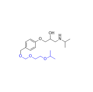 比索洛爾雜質(zhì)07,(2RS)-1-[4-[[(2-isopropoxyethoxy)methoxy]methyl]phenoxy]- 3-isopropylaminopropan-2-ol