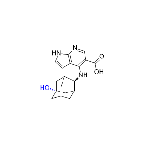 吡西替尼雜質(zhì)01,4-(((1R,2s,3S,5s,7s)-5-hydroxyadamantan-2-yl)amino)-1H-pyrrolo[2,3-b]pyridine-5-carboxylic acid