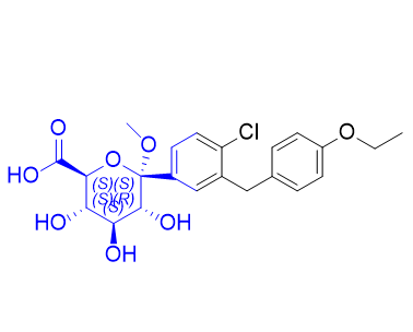 埃格列凈雜質(zhì)10,(2S,3S,4S,5R,6S)-6-(4-chloro-3-(4-ethoxybenzyl)phenyl)-3,4,5-trihydroxy-6-methoxytetrahydro-2H-pyran-2-carboxylic acid