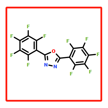 Bis(pentafluorophenyl)-1,3,4-oxadiazole