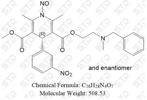 尼卡地平雜質(zhì)44 (N-亞硝基尼卡地平),Nicardipine Impurity 44 (N-Nitroso Nicardipine)