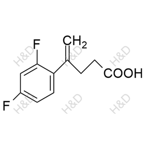 4-(2,4-difluorophenyl)pent-4-enoic acid	泊沙康唑杂质25	