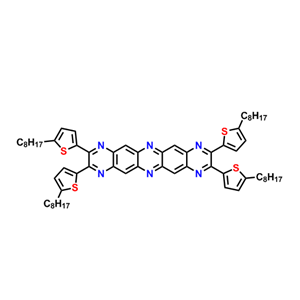 7,8,18,19-tetrakis(5-octylthiophen-2-yl)-2,6,9,13,17,20-hexazapentacyclo[12.8.0.03,12.05,10.016,21]docosa-1,3,5(10),6,8,11,13,15,17,19,21-undecaene