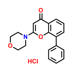 2-(4-吗啉基)-8-苯基-4H-1-苯并吡喃-4-酮盐酸盐，LY 294002 盐酸盐