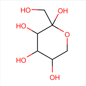 果糖,β-D-Fructopyranose