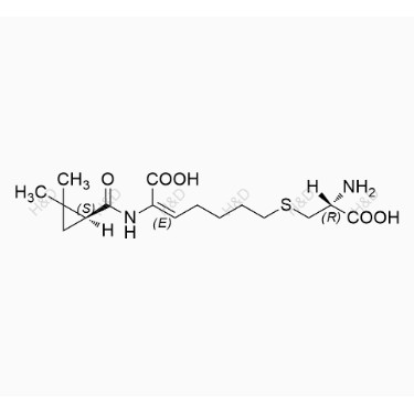 西司他丁E异构体,(E)-7-(((R)-2-amino-2-carboxyethyl)thio)-2-((S)-2,2-dimethylcyclopropanecarboxamido)hept-2-enoic acid