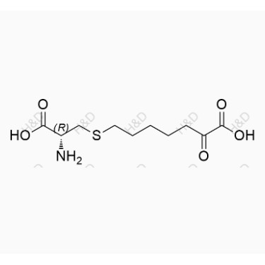 西司他丁EP雜質(zhì)E,(R)-7-((2-amino-2-carboxyethyl)thio)-2-oxoheptanoic acid