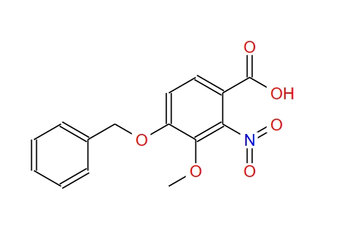 4-芐氧基-3-甲氧基-2-硝基苯甲酸,4-(Benzyloxy)-3-methoxy-2-nitrobenzoic acid