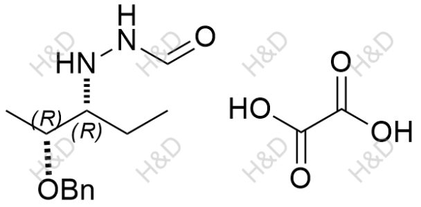 泊沙康唑雜質(zhì)63(草酸鹽）,N'-((2R,3R)-2-(benzyloxy)pentan-3-yl)formohydrazide oxalate