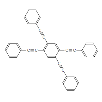 1,2,4,5-四(苯乙炔基)苯,Benzene, 1,2,4,5-tetrakis(phenylethynyl)-