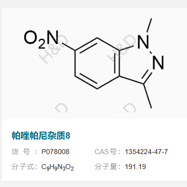 帕唑帕尼雜質(zhì)8,1,3-dimethyl-6-nitro-1H-indazole