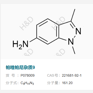 帕唑帕尼雜質(zhì)9,1,3-dimethyl-1H-indazol-6-amine