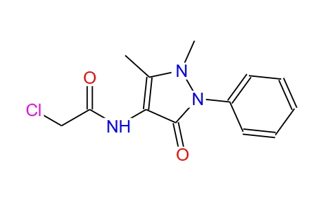 2-氯-n-(1,5-二甲基-3-氧代-2-苯基-2,3-二氫-1H-吡唑-4-基)乙酰胺,2-chloro-N-(1,5-dimethyl-3-oxo-2-phenylpyrazol-4-yl)acetamide