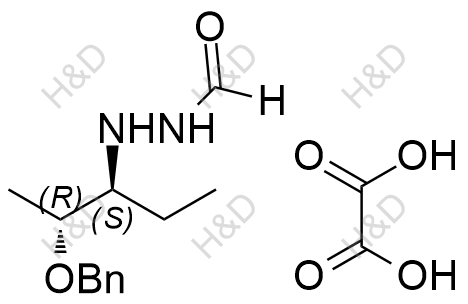 泊沙康唑雜質(zhì)67,N'-((2R,3S)-2-(benzyloxy)pentan-3-yl)formohydrazide oxalate