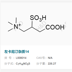 左卡尼汀杂质14,1-carboxy-3-(trimethylammonio)propane-2-sulfonate