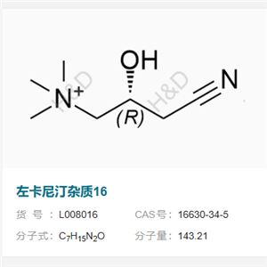 左卡尼汀雜質(zhì)16,(R)-3-cyano-2-hydroxy-N,N,N-trimethylpropan-1-aminium