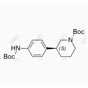 尼拉帕利雜質(zhì)5,(S)-tert-butyl 3-(4-((tert-butoxycarbonyl)amino)phenyl)piperidine-1-carboxylate