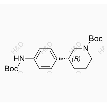 尼拉帕利雜質(zhì)7,(R)-tert-butyl 3-(4-((tert-butoxycarbonyl)amino)phenyl)piperidine-1-carboxylate