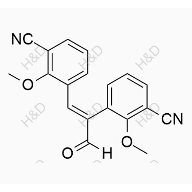 尼拉帕利雜質(zhì)18,(E)-3,3'-(3-oxoprop-1-ene-1,2-diyl)bis(2-methoxybenzonitrile)