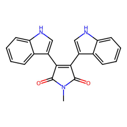 3,4-双(1H-吲哚-3-基)-1-甲基-2,5-二氢-1H-吡咯-2,5-二酮,3,4-bis(1H-indol-3-yl)-1-methyl-2,5-dihydro-1H-pyrrole-2,5-dione