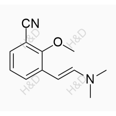 尼拉帕利雜質(zhì)19,(E)-3-(2-(dimethylamino)vinyl)-2-methoxybenzonitrile