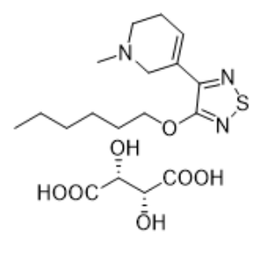 酒石酸占諾美林,Xanomeline tartrate