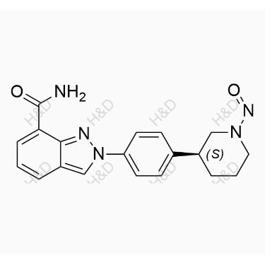 N-亞硝基尼拉帕尼,(S)-2-(4-(1-nitrosopiperidin-3-yl)phenyl)-2H-indazole-7-carboxamide