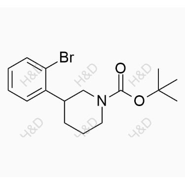 尼拉帕利雜質(zhì)34,tert-butyl 3-(2-bromophenyl)piperidine-1-carboxylate