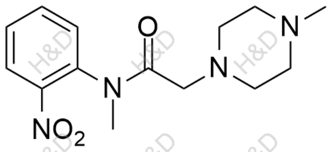 尼達(dá)尼布雜質(zhì)46,N-methyl-2-(4-methylpiperazin-1-yl)-N-(2-nitrophenyl)acetamide