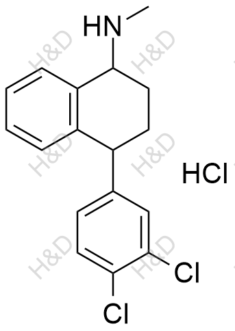 舍曲林外消旋混合物,4-(3,4-dichlorophenyl)-N-methyl-1,2,3,4-tetrahydronaphthalen-1-amine hydrochloride