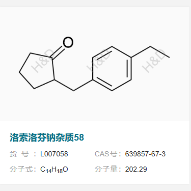 洛索洛芬雜質(zhì)58,2-(4-ethylbenzyl)cyclopentanone