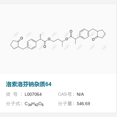 洛索洛芬雜質(zhì)64,butane-1,3-diyl bis(2-(4-((2-oxocyclopentyl)methyl)phenyl)propanoate)