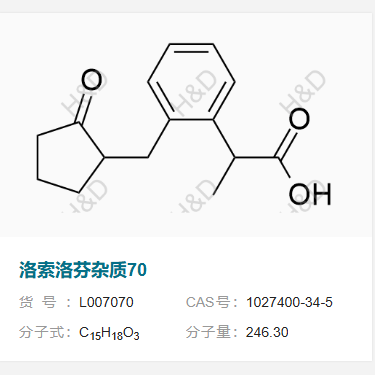 洛索洛芬雜質(zhì)70,2-(2-((2-oxocyclopentyl)methyl)phenyl)propanoic acid