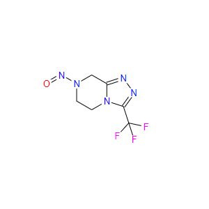 N-亞硝基西他列汀雜質,1,2,4-Triazolo[4,3-a]pyrazine, 5,6,7,8-tetrahydro-7-nitroso-3-(trifluoromethyl)-