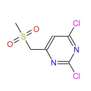 2,4-二氯-6-((甲磺?；?甲基)嘧啶,2,4-Dichloro-6-(methylsulfonylmethyl)pyrimidine