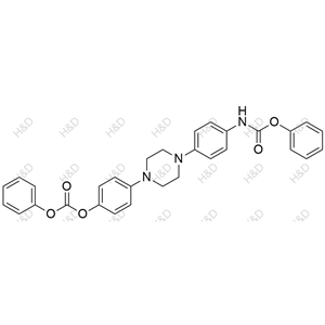 phenyl (4-(4-(4-((phenoxycarbonyl)oxy)phenyl)piperazin-1-yl)phenyl)carbamate	泊沙康唑杂质120	