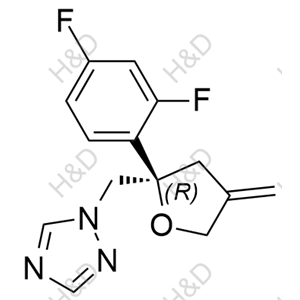 泊沙康唑雜質(zhì)137,(R)-1-((2-(2,4-difluorophenyl)-4-methylenetetrahydrofuran-2-yl)methyl)-1H-1,2,4-triazole