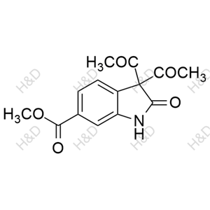 尼達(dá)尼布雜質(zhì)36,methyl 3,3-diacetyl-2-oxoindoline-6-carboxylate