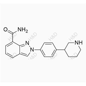 尼拉帕利消旋體,2-(4-(piperidin-3-yl)phenyl)-2H-indazole-7-carboxamide