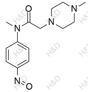 尼達尼布雜質(zhì)47,N-methyl-2-(4-methylpiperazin-1-yl)-N-(4-nitrosophenyl)acetamide