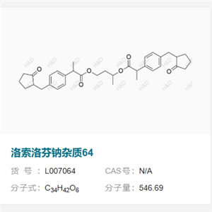 洛索洛芬雜質(zhì)64,butane-1,3-diyl bis(2-(4-((2-oxocyclopentyl)methyl)phenyl)propanoate)