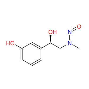 N-亞硝基去氧腎上腺素雜質(zhì),Benzenemethanol, 3-hydroxy-α-[(methylnitrosoamino)methyl]-, (R)- (9CI)