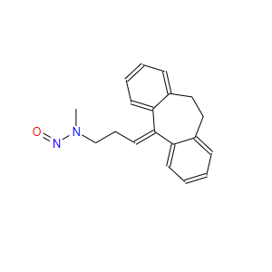 N-亞硝基去甲替林,1-Propanamine, 3-(10,11-dihydro-5H-dibenzo[a,d]cyclohepten-5-ylidene)-N-methyl-N-nitroso-