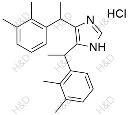 盐酸右美托咪定杂质C,4,5-bis(1-(2,3-dimethylphenyl)ethyl)-1H-imidazole hydrochloride