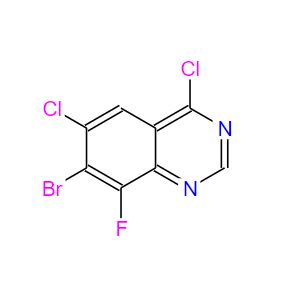 7-溴-4,6-二氯-8-氟喹唑啉,7-bromo-4,6-dichloro-8-fluoroquinazoline